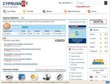Tablet Screenshot of cyprusnet.com